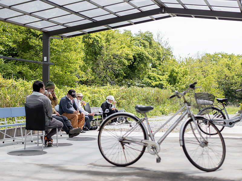 利用者さん休憩中_1
